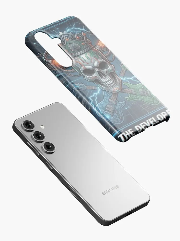 cyber tarot the developer card glitch aesthetic samsung galaxy phone case cyber tarot the developer card glitch aesthetic samsung galaxy phone case