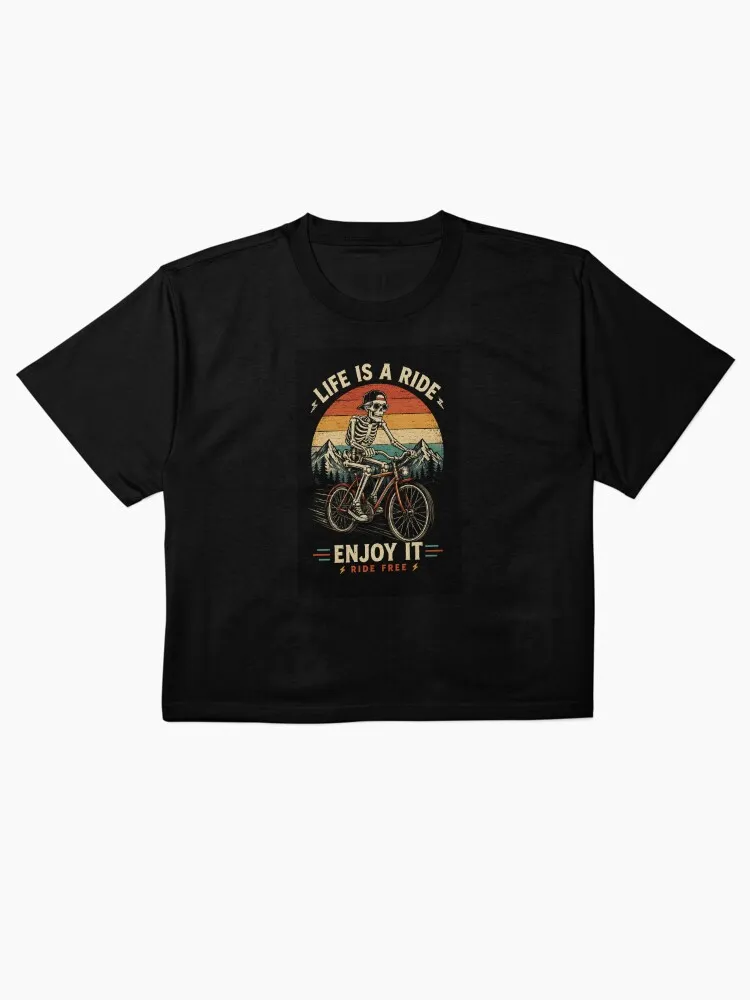 vintage skeleton cycling life is a ride enjoy it ride free retro sunset vintage skeleton cycling life is a ride enjoy it ride free retro sunset