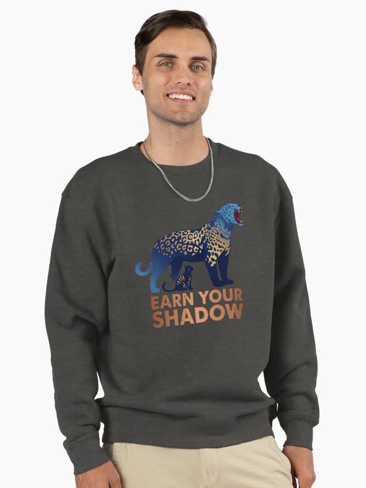 earn your shadow inner panther cat motivation pullover sweatshirt earn your shadow inner panther cat motivation pullover sweatshirt