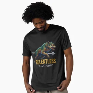 relentless wolf unchained motivational wild wolf spirit