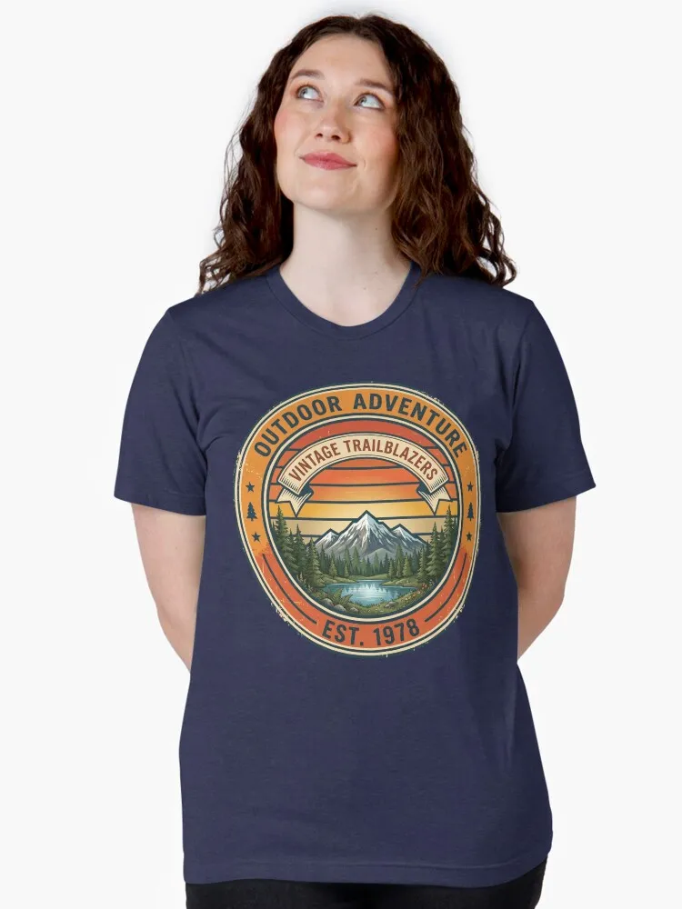 retro sunset mountain badge – vintage adventure nature design retro sunset mountain badge – vintage adventure nature design